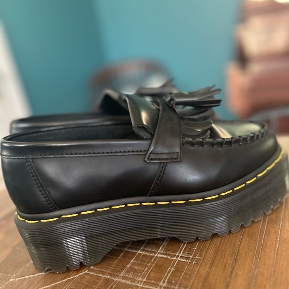 Dr. Martens ADRIAN LEATHER PLATFORM TASSEL LOAFERS - Picture 8 of 14